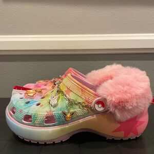 Pokemon Eevee Classic Platform Crocs size 6 women’s